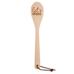 Let's Spoon Wooden Cooking Spoon | Beech Wood Kitchen Utensil in