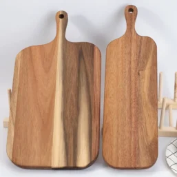 Wooden Cutting Board with Handle Kitchen Household Serving Board