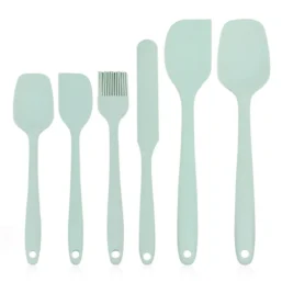 6 Pieces Silicone Spatula Set Food Grade Non Stick Heat Resistant