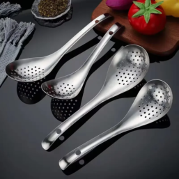 Stainless Steel Strainer Spoon Kitchen Colander Spoon Spoon Filter