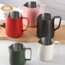 350/600ML Coffee Milk Frothing Pitcher Jug 304 Stainless Steel Precise
