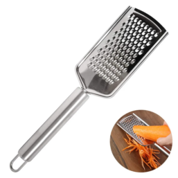 LMETJMA Micro Blade Cheese Grater Carrot Ginger Grater With Stainless