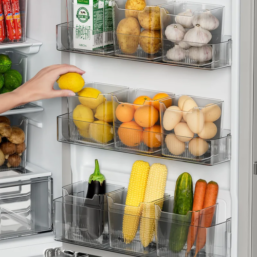 1PCS Refrigerator Side Door Storage Box Food Vegetable Fruit Eggs